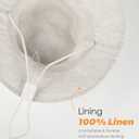 Baby Sun Hat for Boy Girl Toddler Summer Bucket Hat Kids Sun Protection Beach Hat Cotton Baby Hats (12-24 Months, White)