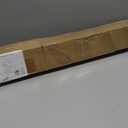 8FT acrylic curtain rod set for 96"windows, 1 1/2" diameter clear acrylic curtain rod with twenty curtain rings. Three gold yellow wall mounted brackets. Modern & clear look.