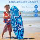 Toddler Swim Vest for 1-9+ Years, Water Safety Aid Jacket with Crotch Adjustable Belt, Floaties for 20-90 lbs, Great for Pool, Beach, Boats, Summer Vacations & Water Parks, XL-Spider