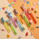24 Pcs Animal Parade Party Supplies Animals Bubble Wands Bulk Zoo Bubble Wand Safari Mini Birthday Supplies for Jungle Safari Parade Party Gift Favor Animal Lover Gift