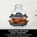 Ninja 4-QT CleanCrisp Glassware Container with Storage lid, Compatible with Ninja Crispi Portable Cooking System, Microwave, Freezer & Dishwasher Safe, PFAS & PTFE Free Glass, XSKSFN4QT