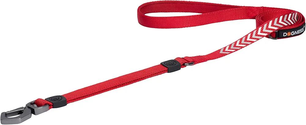 DOGNESS Reflective Leash - Red - Medium/Large