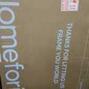 Homeforia 24x36 White Poster Frame, High-End Metal, 20x30 Mat, Glass, Soft White, 24x36, 2