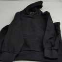 Hoodies for Women Oversized Trendy Sweatshirts Pullover Fleece Long Sleeve Sweaters Winter Outfits Y2k Clothes (Medium, Black)