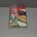 CROWNED BEAUTY Christmas Tree Skirt Collar 48 Inch Xmas Pine Trees Soft Farmhouse Holiday Decoration (Red & Green)