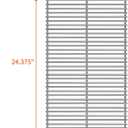 1 Pack 40901 Grill Steel Wire Cooking Grid Rock Grates Replacement Parts for BBQ Grillware Models,for El Patio Models,14 inch x 24 3/8 inch