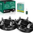 YHTAUTO 5x120 Hub Centric Wheel Spacers 30 mm Compatible with 1974-2016 BMW 1/3/5/6/7/8/M3/M5/M6/Z3/Z4/Z8 Series, w/ M12x1.5 & 12.9 Grade Studs, 72.56 mm Hub Bore 5 Lug 2PCS Black Wheel Spacer