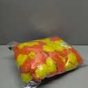 6 Pcs - 5 Feet Marigold Garland Indian American Wedding Party Mantle Decoration, Dia de Los Muertos Faux Garlands Diwali Decoration, Spring Bush Floral Dark Dark Orange, Yellow