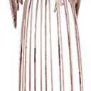 Antiqued Metal Garden Angel Statue with Star Wand, Indoor Outdoor Angel Yard Art Decor Lawn Patio Decorations Holiday Decor Garden Art (25.5" Height)