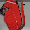 Fragralley Waterproof Dog Coat with Built-in Harness, Fleece Lined Warm Puffer Jacket, Adjustable Reflective Windproof Parka for Small Medium  Dogs