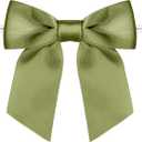 Rainbow Pana 60 Pack Twist Tie Bows for Treat Bags 3" Sage Green Satin Ribbon Bows for Package Craft Gift Wrapping Decoration, St Patricks Day