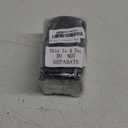 Cindeer 2 Rolls Christmas Glitter Wired Edge Ribbon Wired Fabric Ribbons for Gifts Wrapping Garland Card Craft Wreath Holiday Party Home(2.5 Inch X 20 Yard in Total,Black)