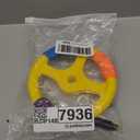 Toyvian Steering Wheel Toy: Plastic Steering Wheel for Bumper Cars, Baby Driving Toy with Screw, Simulated Driving Experience for Bumper, Racing, Rocking, Infant Car(Yellow)