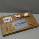 TUTOTAK C Shaped End Table, Small Side Table, 28.7 inch Tall Couch Table, Sofa Table, Living Room, Bedroom, White TB01BW071