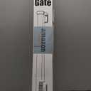 Reinforced 120 Inch Retractable Baby Gates Extra Wide Dog Gate with Support Rods  Prevent Crawling Under, 10 Feet Extra Long Baby Gates for Large Openings, Indoor/Outdoor Retractable Dog Gate, Black