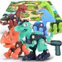 Jasonwell Kids Building Dinosaur Toys - Boys STEM Take Apart Construction Set Educational Dino Kit Play Set Easter Party Favors Christmas Birthday Gifts for Toddler Girls Age 3 4 5 6 7 8 + Year Old