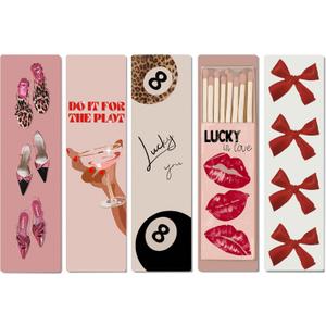 10 PCS Bow Bookmarks, Funny Bookmarks for Women, Romance Booklover Gifts, Cute Gifts for Romance Reader Friends Girls