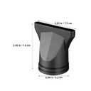Abaodam Universal Hair Dryer Nozzle Attachment, Professional Blow Dryer Concentrator Replacement for Salon Styling, Narrow Flat Hairdryer Nozzle Accessory for Precision Airflow