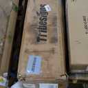 LITTLE TREE 47-Inch Console Table, Modern Entryway Table with Storage, Narrow Sofa Table Behind Couch for Living Room, Foyer, Mirrored Silver