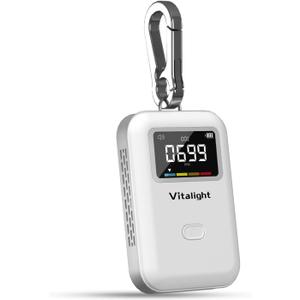 Mini CO2 Detector, Air Quality Monitor, Stylish and Lightweight CO2 Monitor for Travel Home Indoor,You Can Use Anywhere