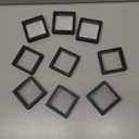 9 Pack Jewelry Gift Boxes 2.75 x 2.75 x 0.78 Inch Transparent Jewelry Box,Small Gift Boxes for Jewelry Earrings Necklaces Handmade Bangles Bracelets