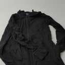 Hanes Womens Slub Knit Full-Zip Hoodie, Textured Cotton Zip-Up T-Shirt Hoodie for Women (Small, Black)
