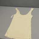ASAIR Tank Tops for Women Racer Back Square Neck Sexy Ribbed Basic Trendy Sleeveless T Shirts Woman, Extra Small, Yellow, X-Small