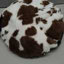 Christmas tree cat tunnel, Cow Print Cat Tunnels with Washable Mat and Hanging Ball, Round Cat Tunnel