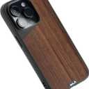 Mous - Case for iPhone 14 Pro Max Protective - Walnut - Limitless 5.0 - Fully MagSafe Compatible - Real Wood iPhone 14 Pro Max Case Shockproof