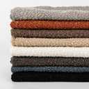 JoraLion 14x36 Boucle Lumbar Pillow Cover, Dusty Blue Woven Texture Neutral Long Pillow Cover Breathable Cushion Case for Couch Sofa Bed Living Room Home Decor (Cover Only)