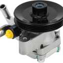 Power Steering Pump with Pulley for Hyundai Tucson 2.0L L4 2005-2009 for Kia Sportage 2.0L L4 2005-2010 Power Assist Pump Replace No.571002E000/571002F151