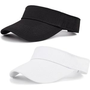 Century Star Visors for Women Mens Sun Visor Hats Sports Outdoor Tennis Running Adjustable Beach Cap Sun Protection