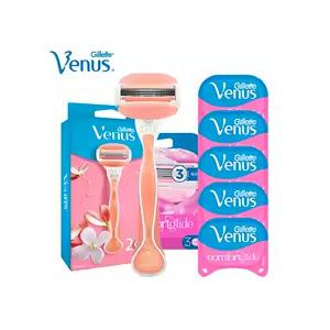 Gillette Venus Women's Razor | 3/5-Blade Razor With Lubricating Soap for Sensitive Skin, Safe Shaving and Hair Removal for Women