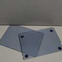 MEEgoodo for MacBook Air M4/M3/M2 13.6 inch Case 2025 2024 2022,Fit Model A3240/A3113/A2681,Flexible Plastic Case for MacBook Air 13 inch with TPU Keyboard Cover & Webcam Cover & OTG Adapter,Haze Blue