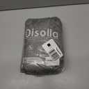 Disolla Small Bathroom Rugs 17x24 Non Slip Dark Grey Fluffy Bath Mat for Bathroom Floor Machine Washable Plush Luxury Bath Rug for Tub Soft Shaggy Absorbent Shower Mat