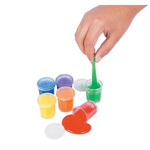 Mini Slime Party Favors, Pink and Green, 16 Pieces