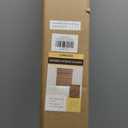 UNISHADES Cordless Bamboo Roman Shades for Windows, Blinds Size (34.5" W ×48" H) Colour (Highfield Teak)