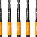 5PCS 1/4" Hex Shank Magnetic Drive Guide(Length:3.15"),Drill Bit Tip Holder for Prevent Screws Shaking When Driving