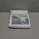 Nanspring White Linen Curtains 84 inches Long for Bedroom Back Tab Light Filtering Privacy Sheer Modern Farmhouse Coastal Decor Off Cotton Textured Gauze Curtain Living Room 2 Panel Set