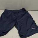 Pudolla Men's Basketball Shorts with Zipper Pockets 11" Long Gym Athletic Shorts for Men Lightweight Quick Dry (Large, Navy)