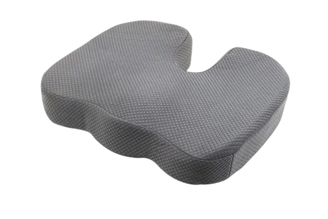 Generic Car Seat Cushion,Memory Foam Seat Cushion, Ergonomic Butterfly-Shape Seat Cushion for Office Chair, Dining Chair, Butt Support Pillow for Long Hours Sitting Comfort (Gray,U-shaped style), 1