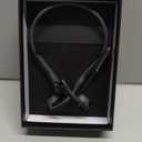 Bone Conduction Headphones with Mic, Bluetooth 5.4, Open-Ear Headphones with Noise-Canceling Rotated Boom Microphone, Wireless Headset Sweatproof Earphones for Working, Running, Driving