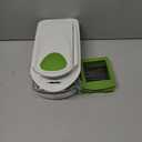 Mueller Pro-Series All-in-One, 12 Blade Mandoline Slicer for Kitchen, Food Chopper, Cucumber Slicer and Spiralizer, Cutter, Dicer, Grater, Gifts for Mom, Kitchen Essentials, White Sand/Green (12 Blade, White Sand/Green)