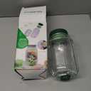 Salad Pod with Side Opening  Leakproof Salad Container for Lunch with Dressing Cup, Portable Mason Style Jar Bowl for Meal Prep, Travel, Work and Fresh Jar Storage On-the-Go