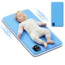 Baby Vibrating Sleep Soother Pad, Baby Sleep Aid, Vibrating Mattress Pad Sleep Soother, 90 Min Timer, Vibrating Mat for Sleep, Aid to Calm Fussy Newborn for Easier Rest, Infant: 0-12 Months, Blue