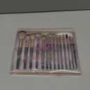 Makeup Brush Set, Premium Synthetic 14 Pcs Makeup Brushes, Travel Makeup Brush Set for Foundation, Concealer, Blush and Eyeshadow Brush(Green)