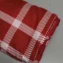 Bedsure Christmas Duvet Cover King - Christmas Bedding Set, Reversible Buffalo Check Printed Plaid Duvet Cover, 3 Pieces Bedding Set with 2 Pillow Shams (King, Snowflake and Reindeer) (King (104" x 90"))