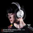 SteelSeries Arctis Nova Pro Wireless Multi-System Gaming Headset - Neodymium Magnetic Drivers - Active Noise Cancellation - Infinity Power System - Gen 2 Mic - PS5, PS4, PC, Switch, Mobile - White
