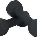 CAP Barbell CAP Barbell Black Neoprene Coated Dumbbell (5 LB)