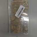 700 Pcs Picture Hanging Nails Assortment Kit - 6 Sizes Wall Hanging Set for Frame Art Photo, Brass Small Framing Nails, Gold Finishing Nails